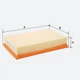 Фильтр воздушный Molder LF676 (LF676 MF) - изображение 2