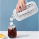 Силіконова форма для льоду на 17 кульок Переносна пляшка для льоду ICE CUBE TRAY 27.3х11.4х5.8 см Біла - зображення 1
