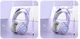 Беспроводные наушники со съемными ушками кота и оленя E-SPORT ATD SY-Т25 (Purple) - изображение 5
