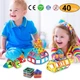 Дитячий Магнітний Конструктор Brighty Bright 40 деталей Magnetic Blocks (X002BBEHQF) - изображение 14