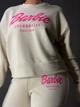 Костюм женский Quzen 485-485 Barbie оверсайз свитшот и брюки палаццо S светло бежевый - изображение 7