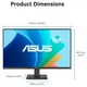 Монітор Asus 27" VA279HG D-Sub, HDMI, Audio, IPS, 120Hz, 1ms, sRGB 99%, AdaptiveSync - зображення 12