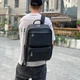 Кожаный рюкзак для ноутбука мужской с карманами Tiding Bag SB-133863 Черный 40х30х16см - изображение 2