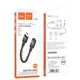 Перехідник Hoco U107 Type-C male to Lightning female (0.1m) Black - зображення 6