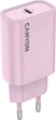 Мережевий зарядний пристрій Canyon OnCharge 30CL 1xPD Type-C 30W Pink (CNE-CHA30CLPK) - зображення 1