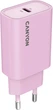 Мережевий зарядний пристрій Canyon OnCharge 30CL 1xPD Type-C 30W Pink (CNE-CHA30CLPK) - зображення 3