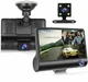 Автомобільний реєстратор 1080P FHD 3 камери кут огляду 170° - зображення 2