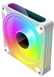 Вентилятор Coolmoon 120мм CM-DM1-W Reverse (CM-DM1-W-R) White - зображення 5