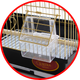 Клітка для малих птахів розміри 30 х 23 х 39 см колір "золото" GOLDEN CAGE A112 GOLD - зображення 3