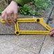 Багатокутова лінійка шаблометр, інструмент для шаблонів Multifunctional Folding Ruler - изображение 3