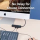 USB-хаб Vention USB-C to USB 3.0*3/RJ45/Micro-B HUB 0.15 Black ABS Type - зображення 5