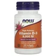 NOW Foods вітамін D3 високоактивний 5000 МО 120 капсул для імунітету кісток д3 харчова добавка айхерб нау фудс імуностимулятор США - изображение 3