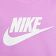 Дитяча футболка для дівчинки Nike G Nsw Tee Crop Futura Hbr FZ5548-532 122-128 XS Світло-фіолетова (197602749175) - зображення 5
