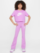 Дитяча футболка для дівчинки Nike G Nsw Tee Crop Futura Hbr FZ5548-532 128-137 S Світло-фіолетова (197602714364) - зображення 3