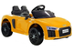 Samochód elektryczny dla dzieci Lean Toys Audi R8 Spyder lakierowany Żółty (5902808151548) - obraz 1