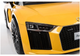 Samochód elektryczny dla dzieci Lean Toys Audi R8 Spyder Żółty (5902808151937) - obraz 8