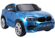 Samochód elektryczny dla dzieci Lean Toys BMW X6M lakierowany Niebieski (5902808155225) - obraz 1