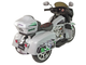 Motor na akumulator dla dzieci Lean Toys Goldwing NEL-R1800GS Trójkołowy Szary (5904665995198) - obraz 10