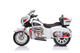 Мотоцикл на акумуляторі для дітей Lean Toys Goldwing NEL-R1800GS Триколісний Білий (5904665995174) - зображення 5