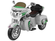 Motor na akumulator dla dzieci Lean Toys Goldwing NEL-R1800GS Trójkołowy Szary (5904665995198) - obraz 13