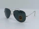 Сонцезахисні Окуляри RB Aviator 3026 Black Siver Лінза СКЛО Комплект - зображення 2