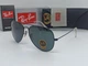 Солнцезащитные Очки RB Aviator 3026 Black + Линза Стекло Комплект 2 - изображение 1