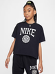 Підліткова футболка для дівчинки Nike G Nsw Tee Graphic Star HM6303-010 137-147 M Чорна (197602726749) - зображення 1