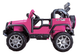 Samochód elektryczny dla dzieci Lean Toys Jeep HP012 Różowy (5902808159445) - obraz 9