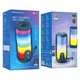 Портативная беспроводная Bluetooth колонка акустика Borofone BR33 с подсветкой RGB |BT5.0, 10W, USB, TF, AUX, FM, TWS| Синий - изображение 6