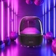 Портативная беспроводная Bluetooth колонка акустика Borofone BP8 с подсветкой LED |10W, BT5.0, 2000mAh, USB/AUX/TF/FM, 6h | Черный - изображение 6