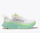 Женские кроссовки HOKA ONE ONE BONDI 8 1127952 BDBSO 37,5 (EU 37 1/3, USA 6B, 23 см) белые с салатовым - изображение 1