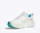 Женские кроссовки HOKA ONE ONE BONDI 8 1127952 FTRS 38 (EU 38, USA 6,5B, 23,5 см) белые с салатовым - изображение 1