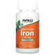 NOW Foods залізо підвійної концентрації 36 мг 90 вегетаріанських капсул iron бісгліцинату заліза для гемоглобіну харчова добавка - зображення 6