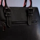Класична горизонтальна сумка жіноча з натуральної шкіри Vintage Чорна (bg148fash61) - зображення 16