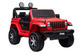 Samochód elektryczny dla dzieci Lean Toys Jeep Wrangler Rubicon 4x4 Czerwony (5908275996712) - obraz 1