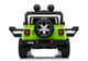 Електромобіль для дітей Lean Toys Jeep Wrangler Rubicon 4x4 Зелений (5908275996736) - зображення 4