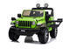 Електромобіль для дітей Lean Toys Jeep Wrangler Rubicon 4x4 Зелений (5908275996736) - зображення 5