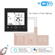 Термостат для підігріву підлоги Moes Tuya BHT-002-GBLW Wi-Fi Black (5902135155868) - зображення 3