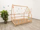 Детская кровать домик Монтессори BUSY WOOD на ножках Модель 1 120х60 см натуральное дерево - изображение 13