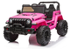 Samochód elektryczny dla dzieci Lean Toys Jeep CH9956 Różowy (5903802450729) - obraz 4