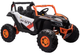 Samochód elektryczny dla dzieci Lean Toys Buggy UTV-MX Pomarańczowo-biały (5903802453553) - obraz 1