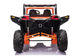 Samochód elektryczny dla dzieci Lean Toys Buggy UTV-MX Pomarańczowo-biały (5903802453553) - obraz 19