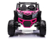 Samochód elektryczny dla dzieci Lean Toys Buggy UTV-MX Różowy (5903802453584) - obraz 13