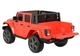Samochód elektryczny dla dzieci Lean Toys Jeep Rubicon 6768R Czerwony (5903802454871) - obraz 7