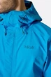 Мембранная мужская куртка Rab Downpour Jacket, Tempest Blue, XL - изображение 6