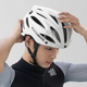 Kask rowerowy Rockbros z szybka, odpinane okulary z ochrona UV Matowy Bialy (5907769373367) - obraz 9