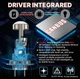 Мини LED лампа H7 Линза светодиодная Правильный пучок света с обманкой Drivereyes 1шт - изображение 4