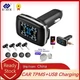 Контроль давления температуры в шинах TPMS в прикурку внешние датчики E-ACE K03 с зарядкой USB - изображение 2