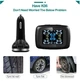 Контроль давления температуры в шинах TPMS в прикурку внешние датчики E-ACE K03 с зарядкой USB - изображение 6
