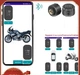 Блютуз TPMS система контроля давления и температуры в шинах датчики Андроид IOS E-ACE K5 для мотоциклов 2шт - изображение 1